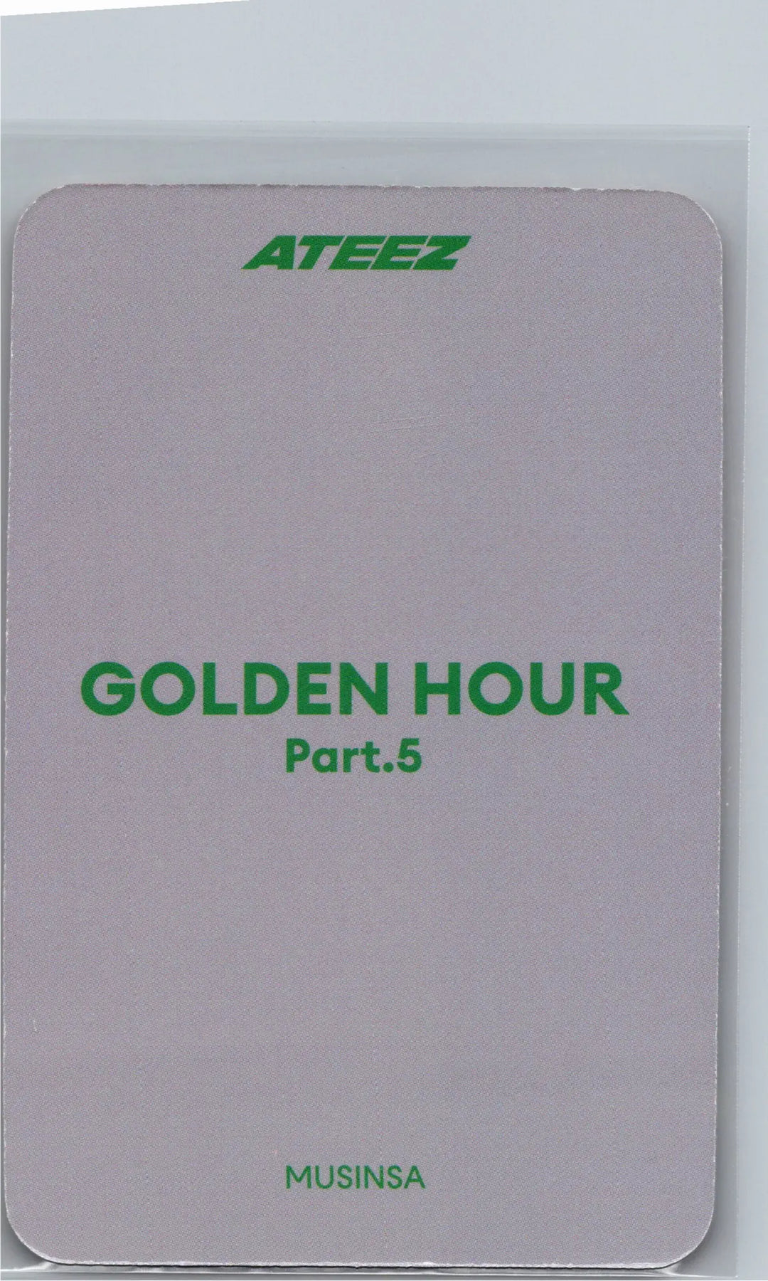 ATEEZ "GOLDEN HOUR : Part.5" - Musinsa Event Photocard [26.07.06]