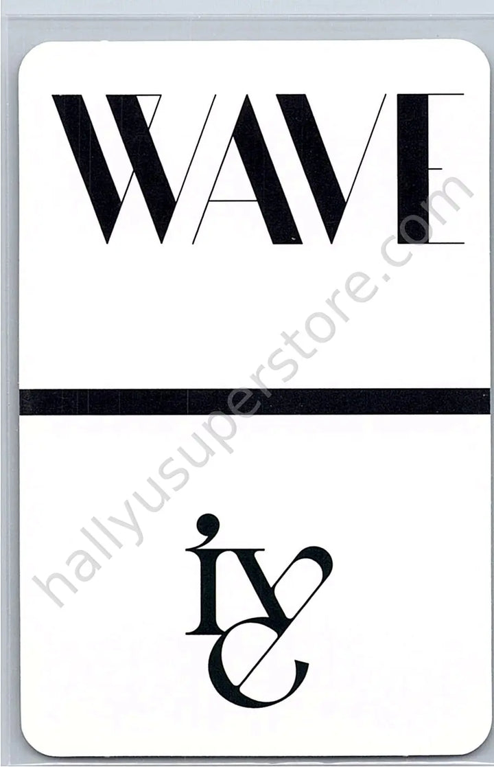IVE - Yujin - WAVE purchase benefit soundwave
