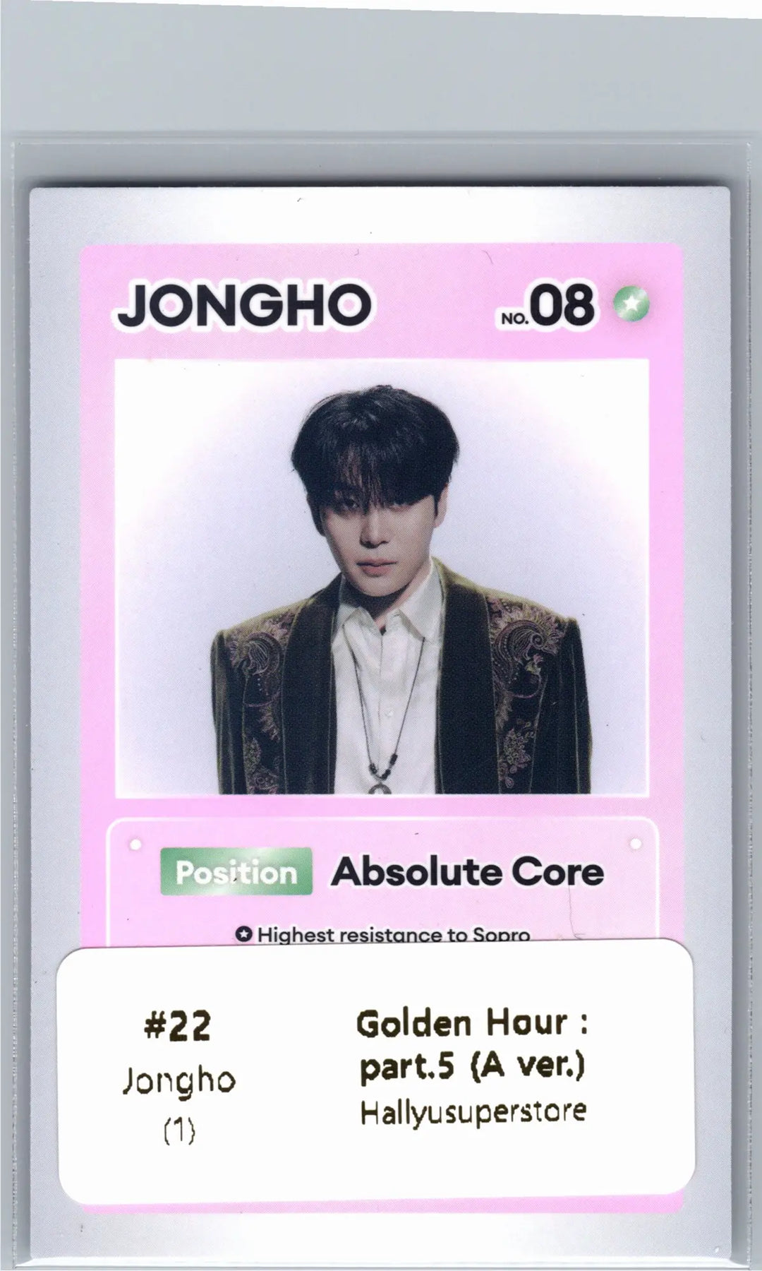 ATEEZ "GOLDEN HOUR : Part.5" - Official Photocard (A ver.) [26.06.26]