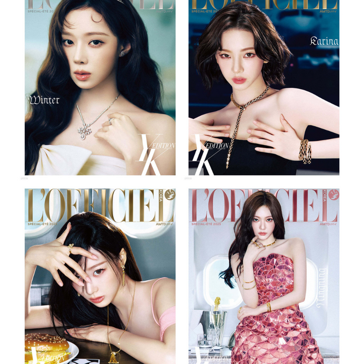 ** [Pre-Order] Aespa-  L'officiel Femmes  YK Edition 2025.Summer (SET 4ea)