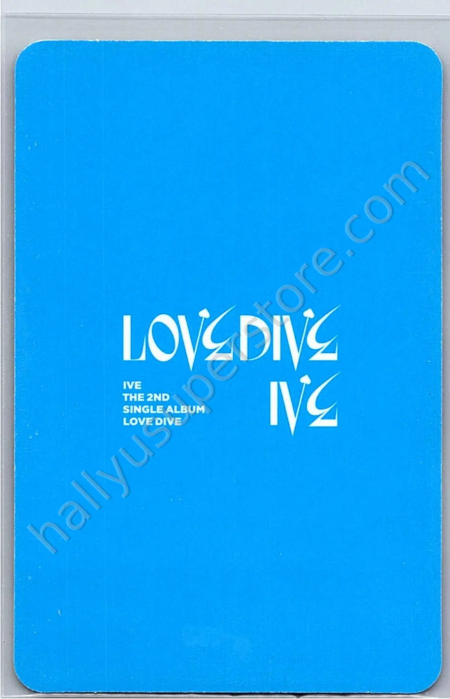IVE - Yujin - LOVE DIVE album photocard version 2