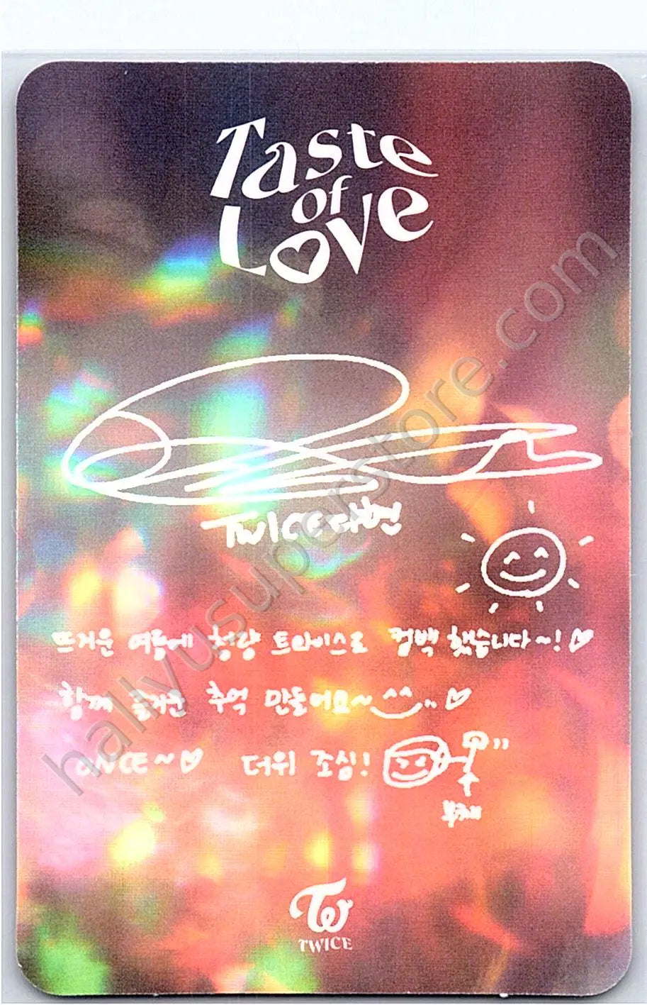 TWICE - Dahyun - Taste of Love album photocard