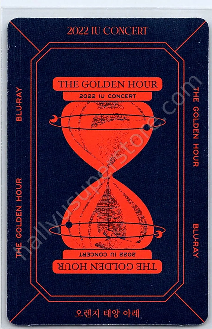 IU - IU - IU - IU - 2022 IU CONCERT <The Golden Hour : Under the Orange Sun> DVD/Blu-ray Other bluray version photocard set