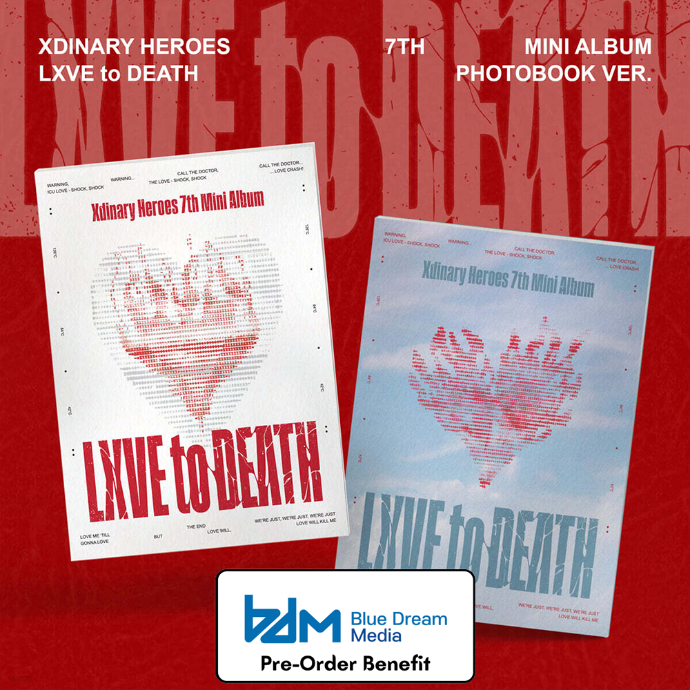 [Pre-Order] Xdinary Heroes - 7th Mini Album "LXVE to DEATH" [PhotobookVer.] +Pre-Order Benefit Photocard