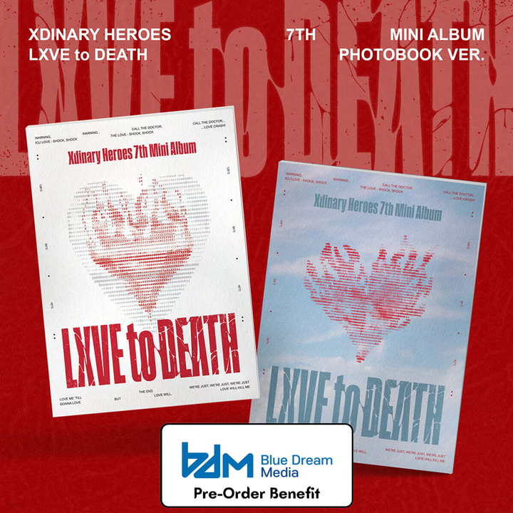 [Pre-Order] Xdinary Heroes - 7th Mini Album "LXVE to DEATH" [PhotobookVer.] +Pre-Order Benefit Photocard