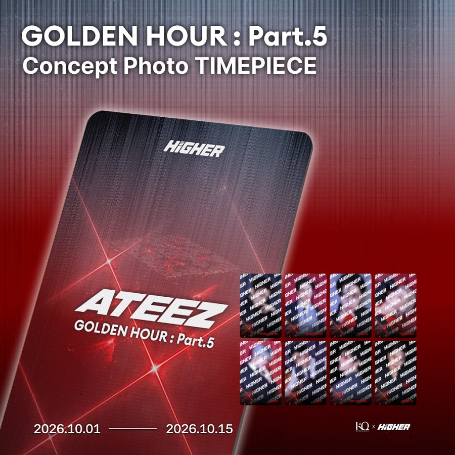 [Pre-Order] ATEEZ - GOLDEN HOUR : Part.5 BAD Concept Photo Full Package B