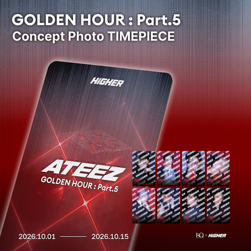 [Pre-Order] ATEEZ - GOLDEN HOUR : Part.5 BAD Concept Photo Full Package B