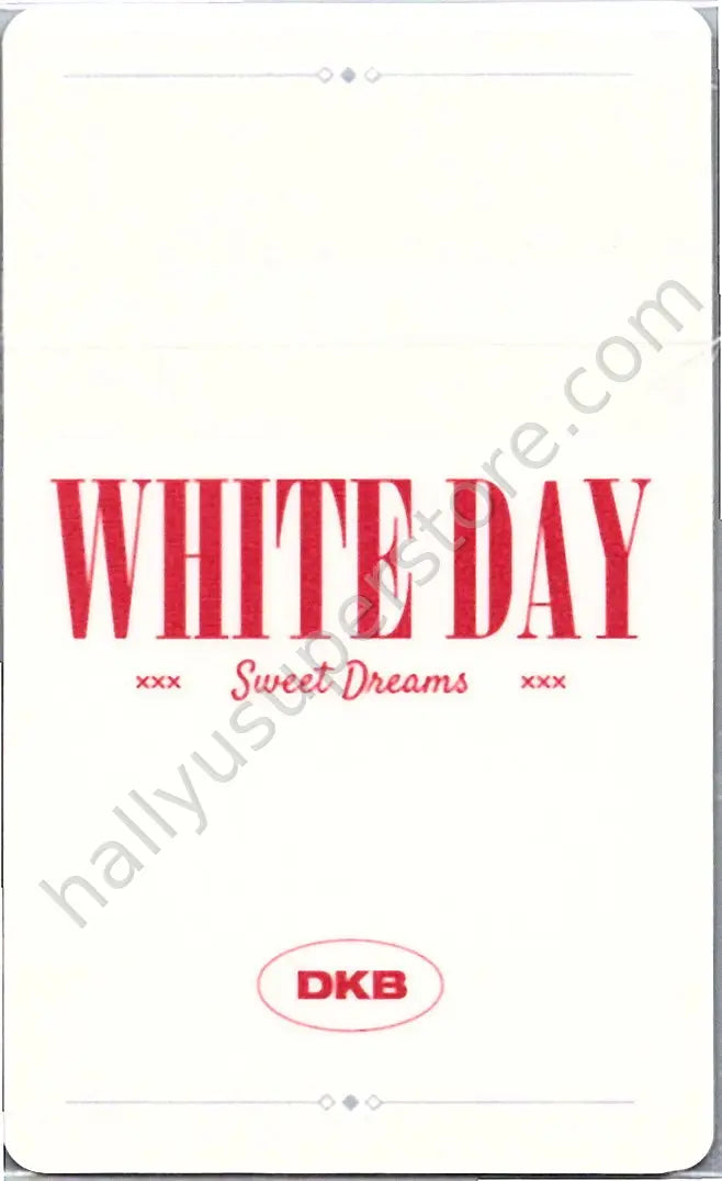 DKB - D1 - WHITE DAY -SWEET DREAMS-