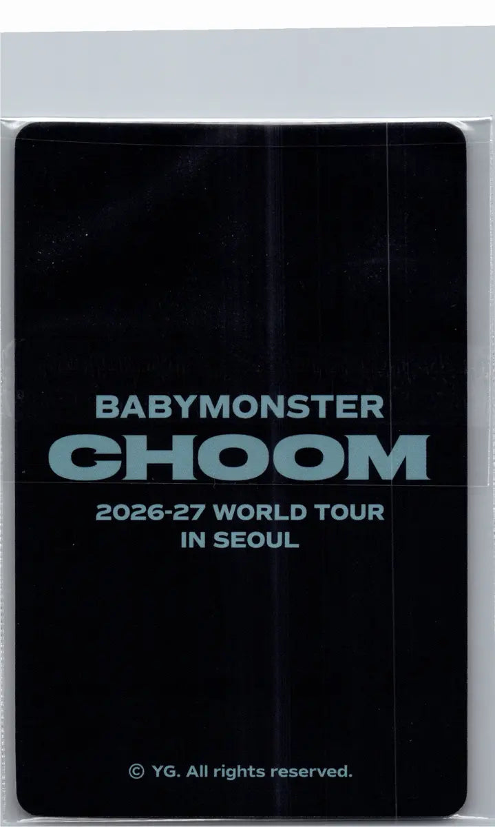 BABYMONSTER -"2026-27 BABYMONSTER WORLD TOUR" [CHOOM] Pop-Up Store MD Event Photocard [26.06.22]