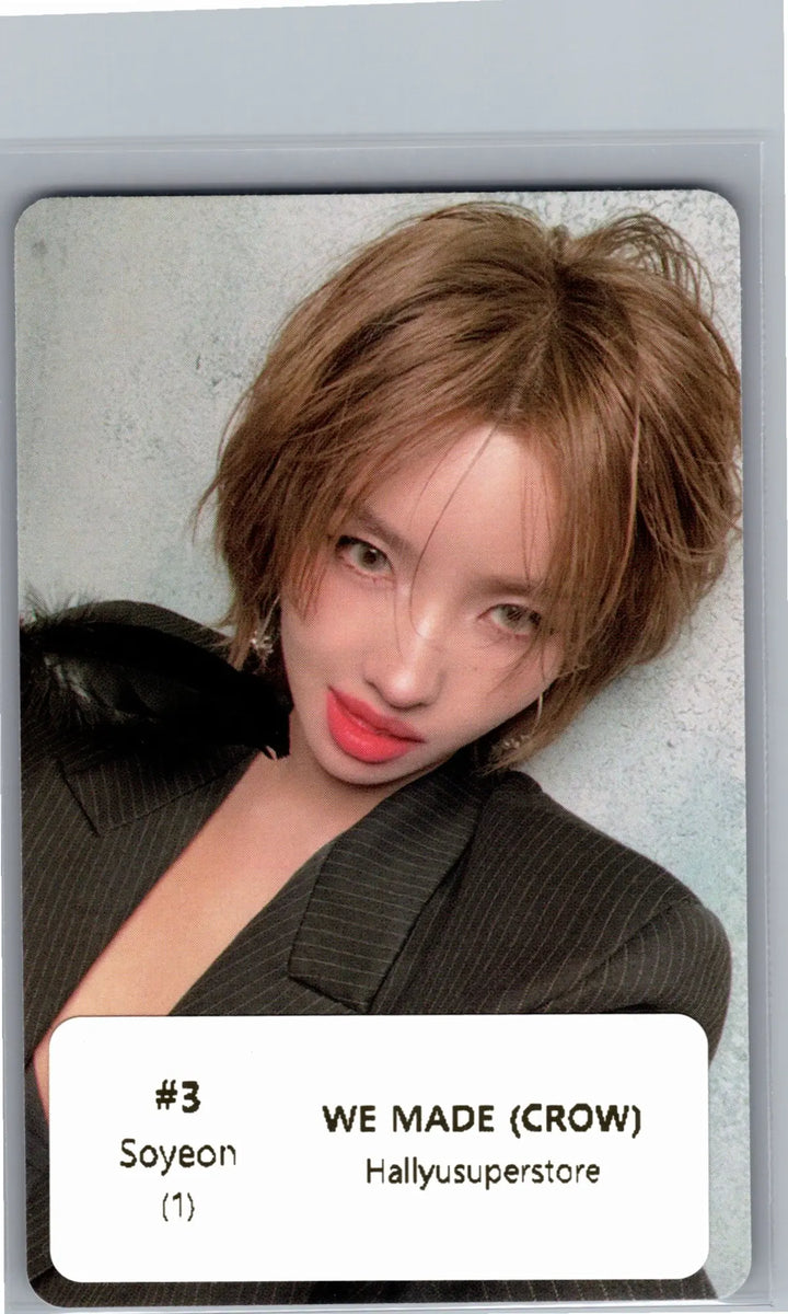 I-DLE "We made" - Official Photocard (Crow Ver.) [26.07.07]