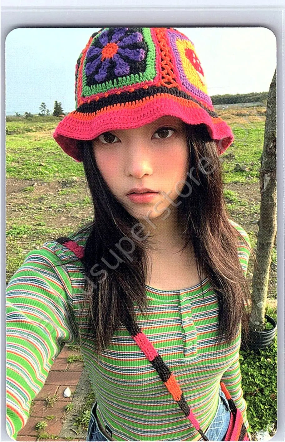 NewJeans - Haerin - How Sweet B version line friends photocard set pop-up store