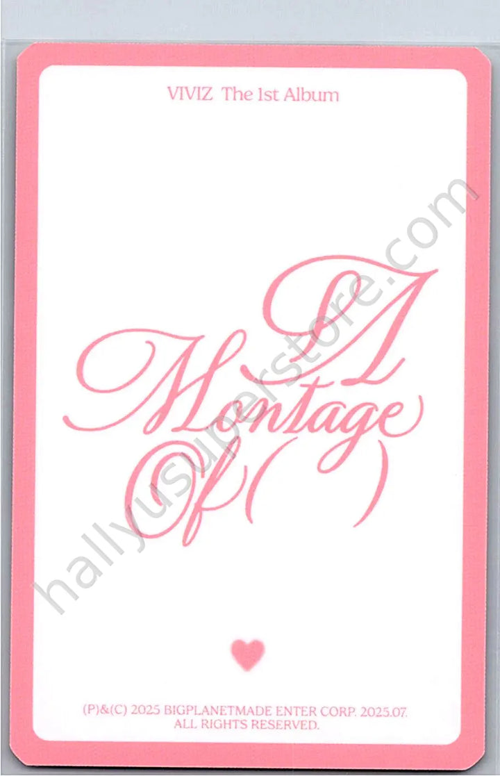 VIVIZ - SinB - A Montage of ( ) album photocard qr version
