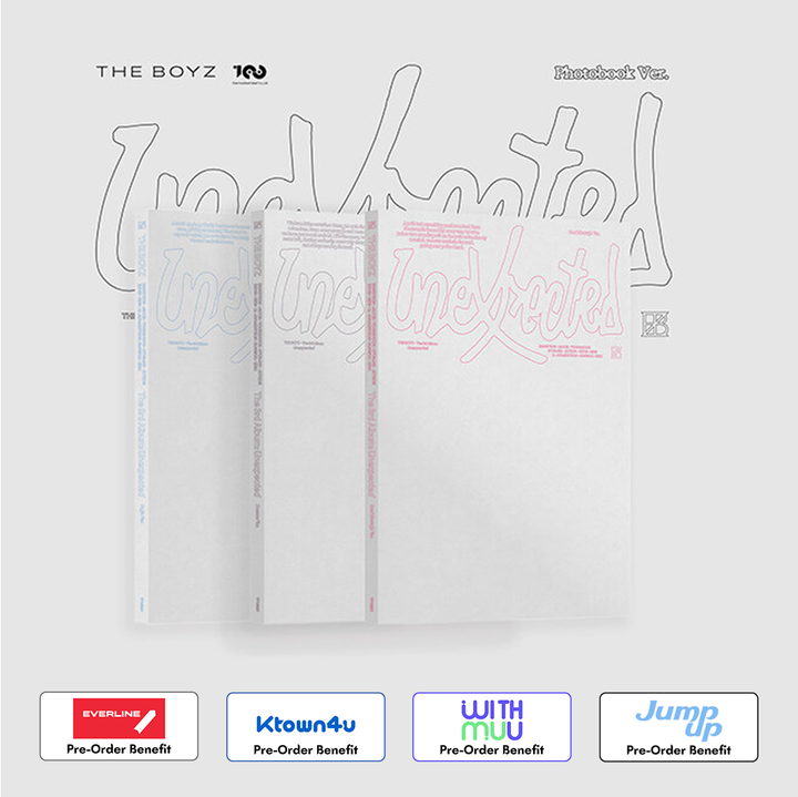 [Pre-Order] THE BOYZ - The 3rd Album "Unexpected" + Pre Order Benefit [Photobook Ver.] (Random/set)