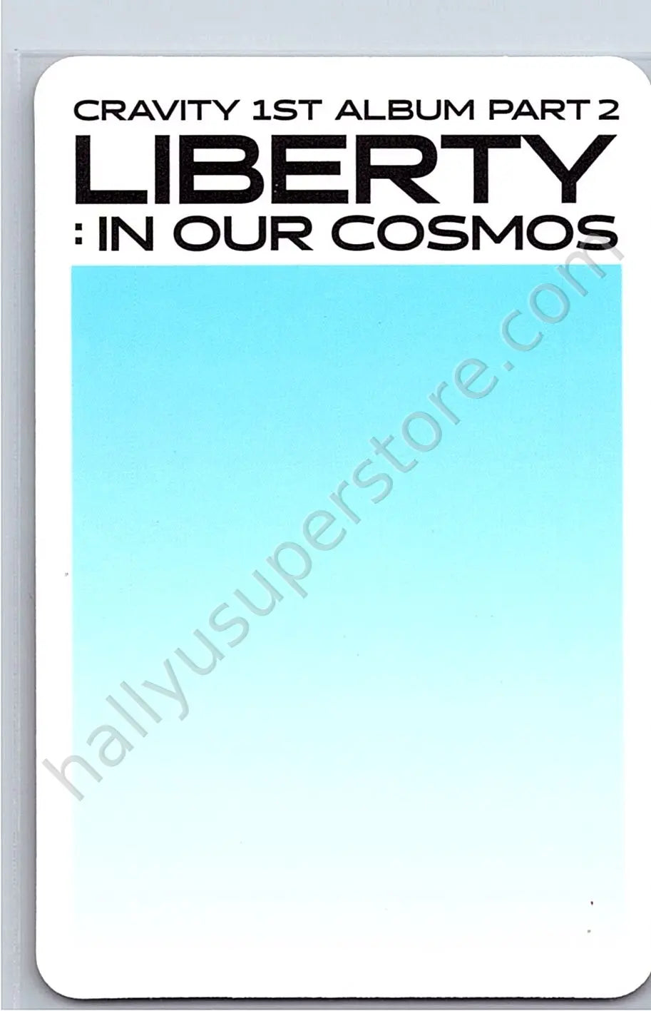 CRAVITY - Seongmin - LIBERTY : IN OUR COSMOS album photocard liberty version
