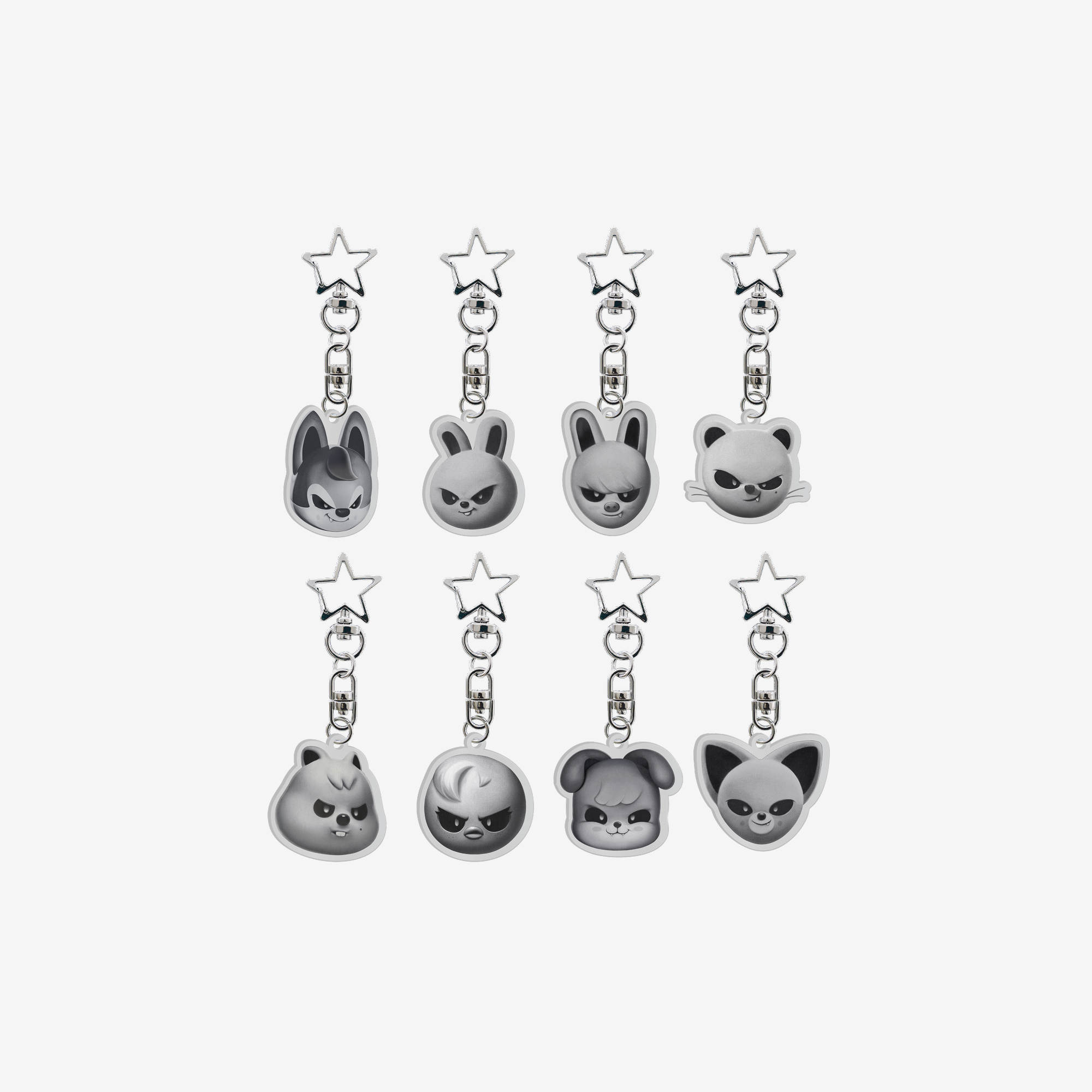 [Stray Kids] EVIL SKZOO ACRYLIC KEYRING - SKZOO Everywhere All Around The World
