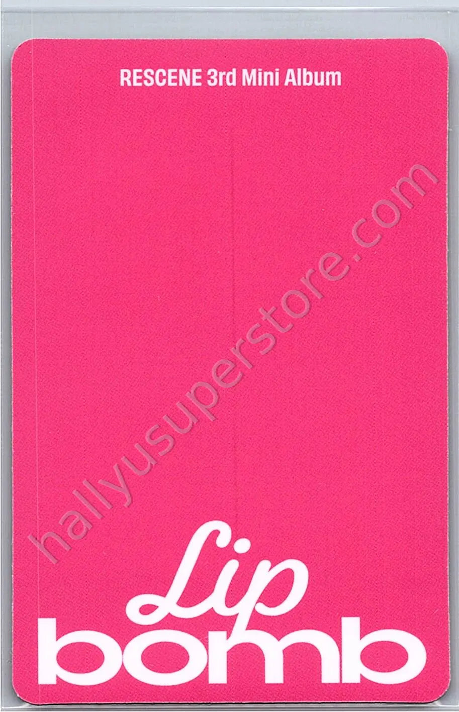RESCENE - Liv - lip bomb album photocard balm version qr version