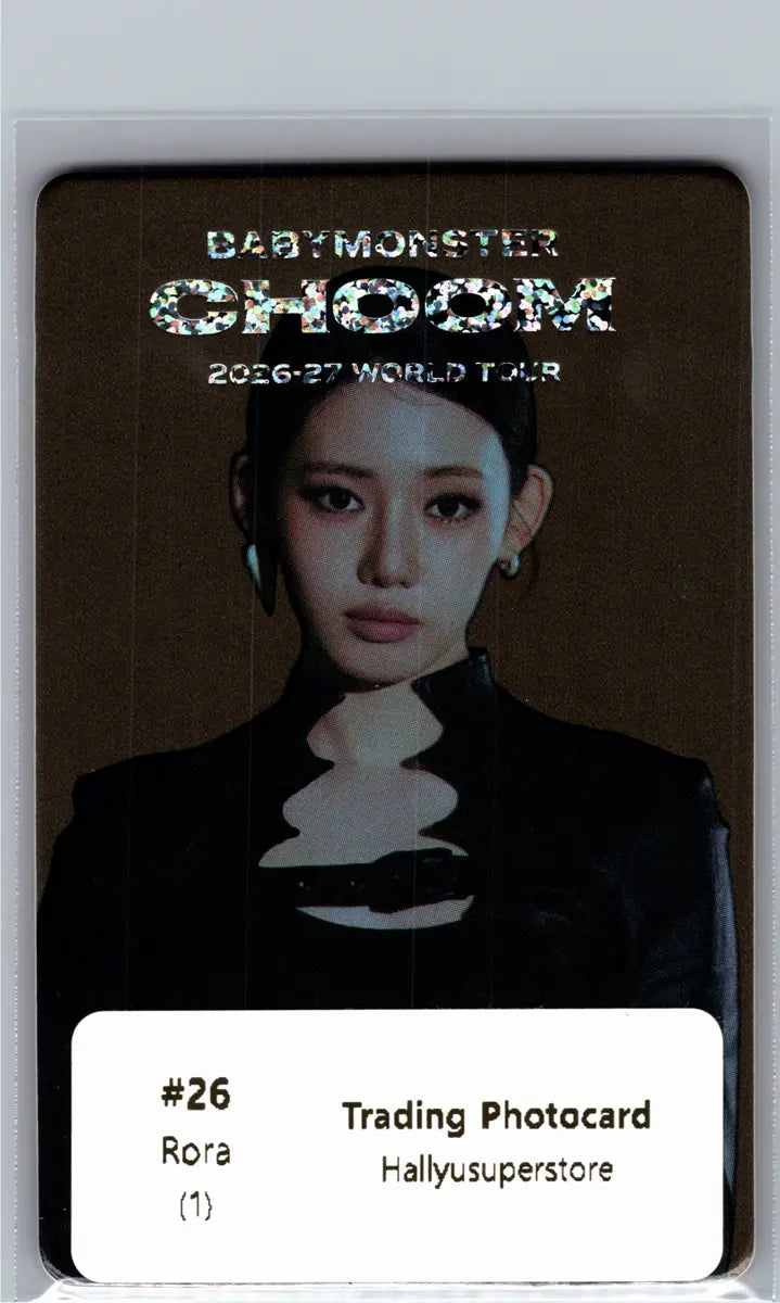 BABYMONSTER -"2026-27 BABYMONSTER WORLD TOUR" [CHOOM] Pop-Up Store Random Trading Photocard (2) [26.06.22]