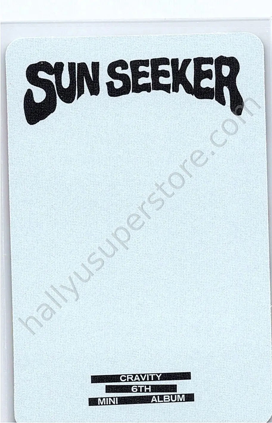 CRAVITY - Minhee - SUN SEEKER album photocard catcher version