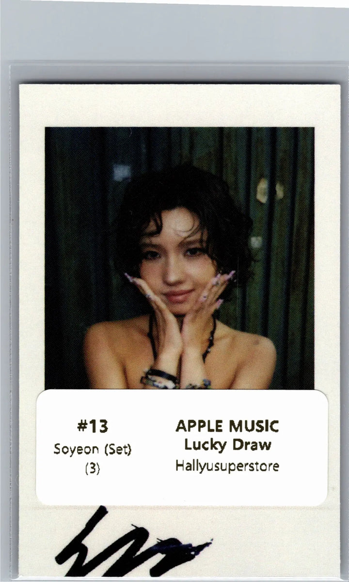 I-DLE "We made" - Apple Music Lucky Draw Event Photocard, Polaroid type Photocard [26.07.09]