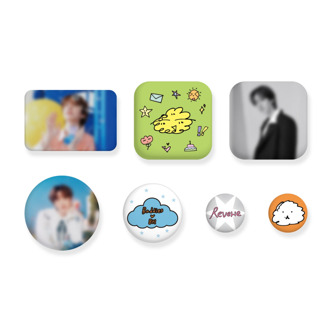 **[Pre-Order] BAEKHYUN - 2025 BAEKHYUN WORLD TOUR "Reverie" Official MD [PIN BUTTON SET]