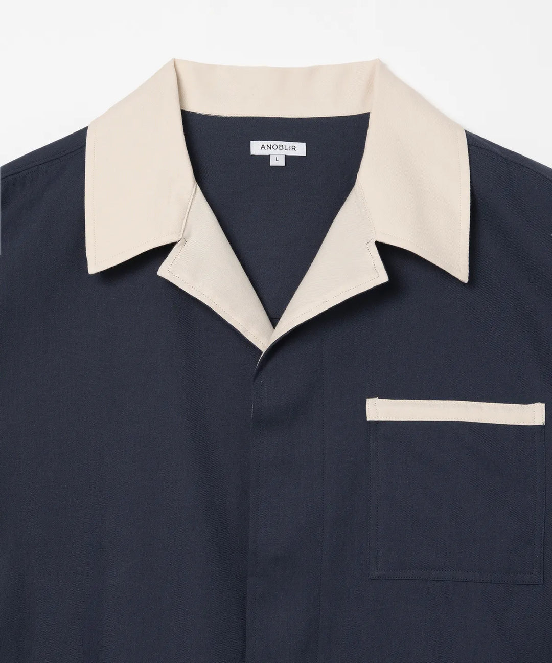 **QWER -Magenta Rockabilly Flared Shirt [Navy]