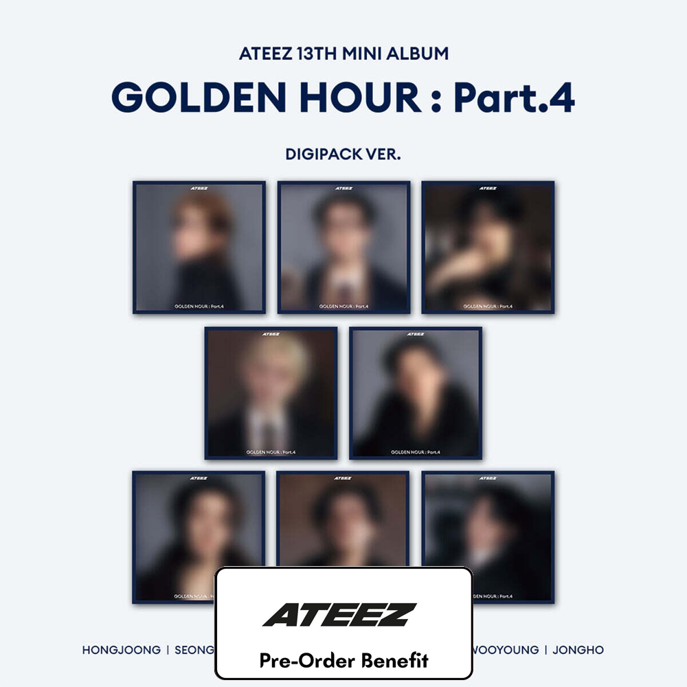 **[Pre-Order]  ATEEZ-GOLDEN HOUR : Part.4 (DIGIPACK VER.)(Random/SET)
