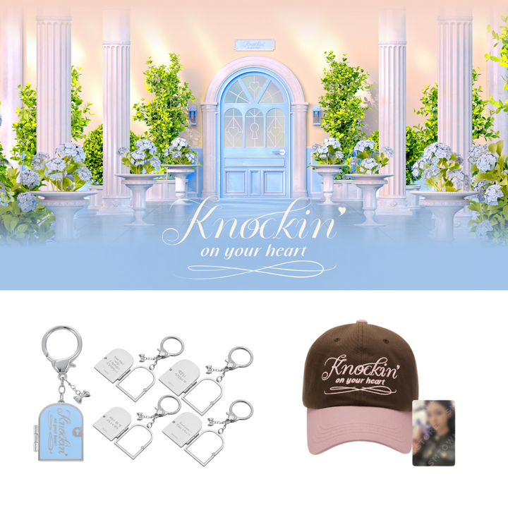 Aespa - "KNOCKIN On Your Heart" Official MD (Mirror Keyring, Ball Cap)