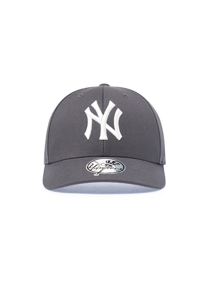 ** [Pre-Order] AESPA - Wearing KARINA MLB Signature Patch Structure Ball Cap LA (Charcoal Grey)