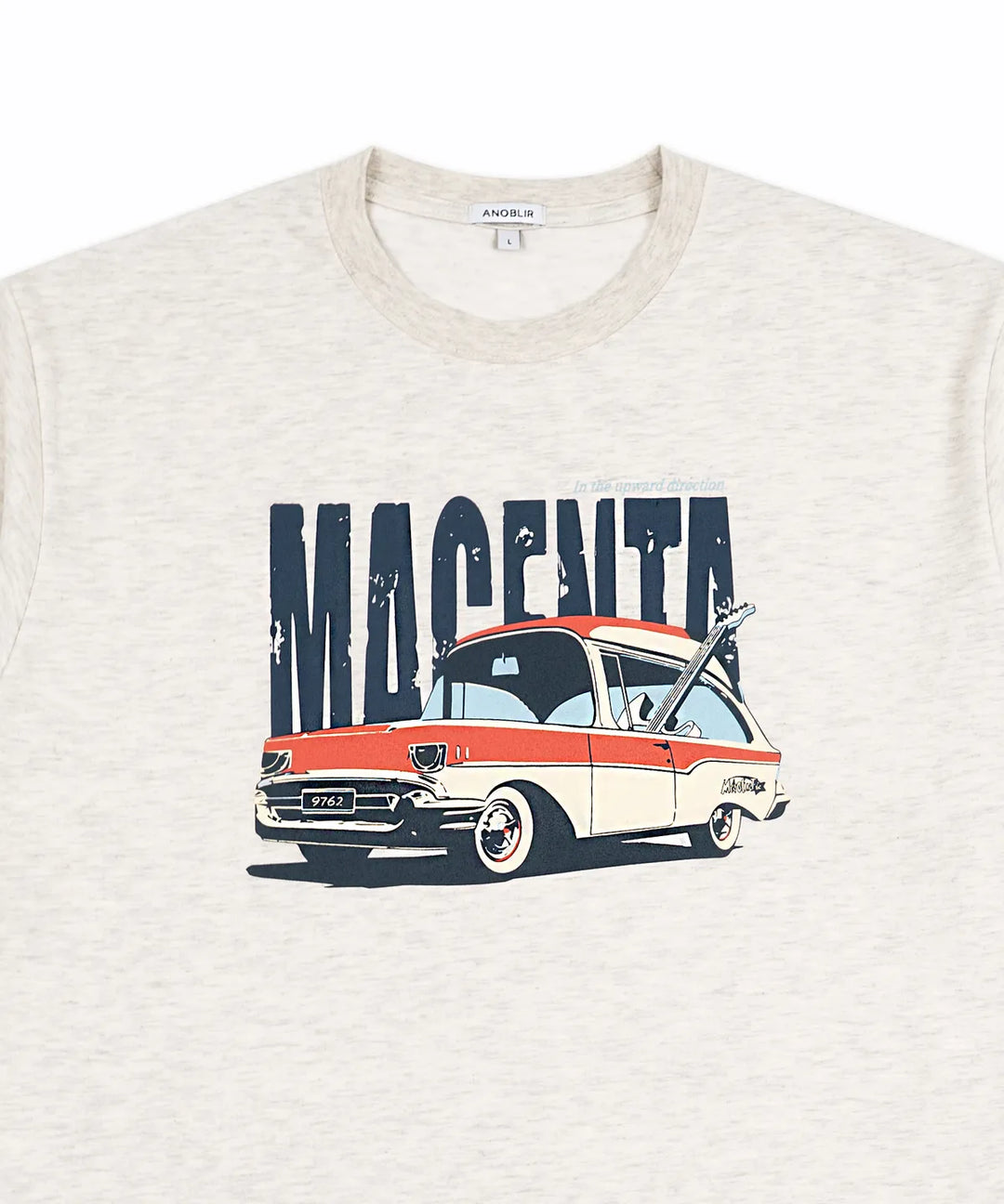 **QWER -Magenta Base Road Tour T-shirt (Oatmeal)