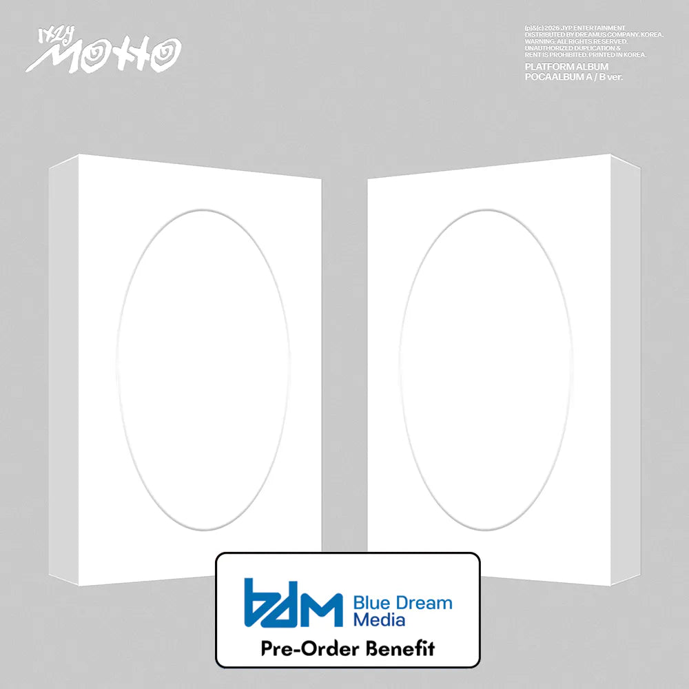 [Pre-Order]  ITZY - Motto (POCAALBUM Ver.) + Pre-Order Benefit (Choose Version)