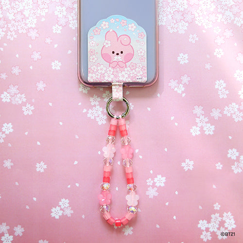** BT21 - Phone Tag Holder(Cherry Blossom)
