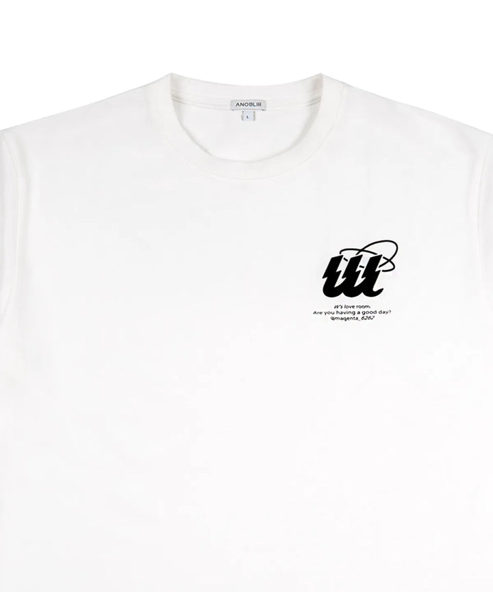 **QWER -Magenta  W String T-shirt [White]