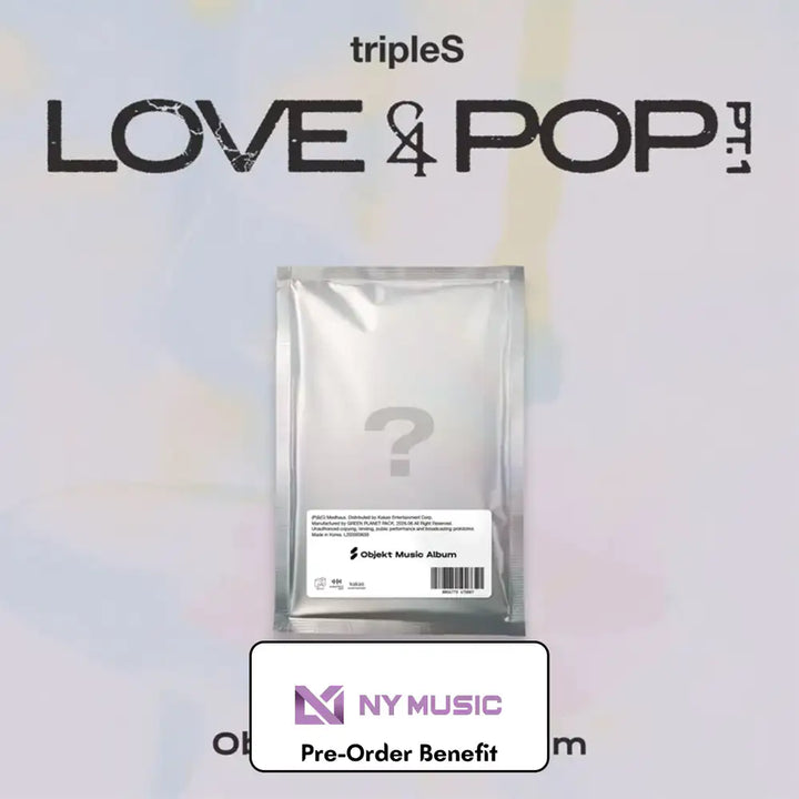 [PRE-ORDER] TripleS - "LOVE&amp;POP" pt.1 (Objekt Music Album) + Pre-Order Benefit (Choose Version)
