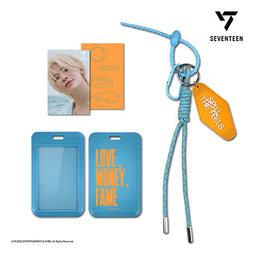 [Pre-Order] Seventeen "SPILL THE FEELS" - 3D lenticular mini card & card holder set Official MD choose member)**