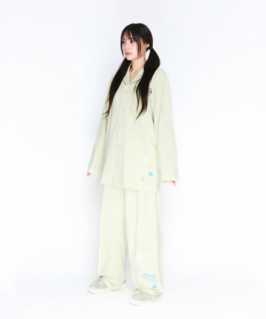 **QWER -Ames-Worldwide QWER PAJAMAS SET GREEN