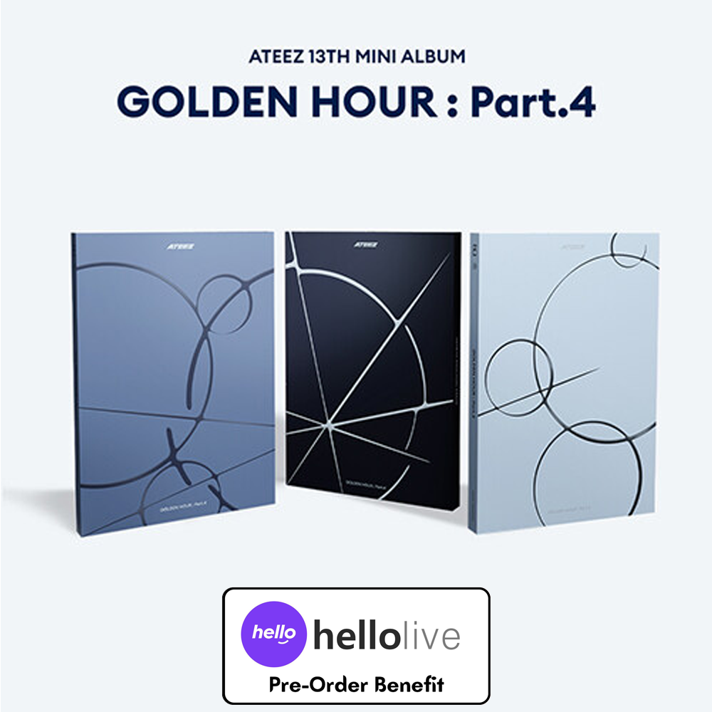 **[Pre-Order]  ATEEZ-GOLDEN HOUR : Part.4 Standard [A+Diary+Z Ver.] (Random/SET)