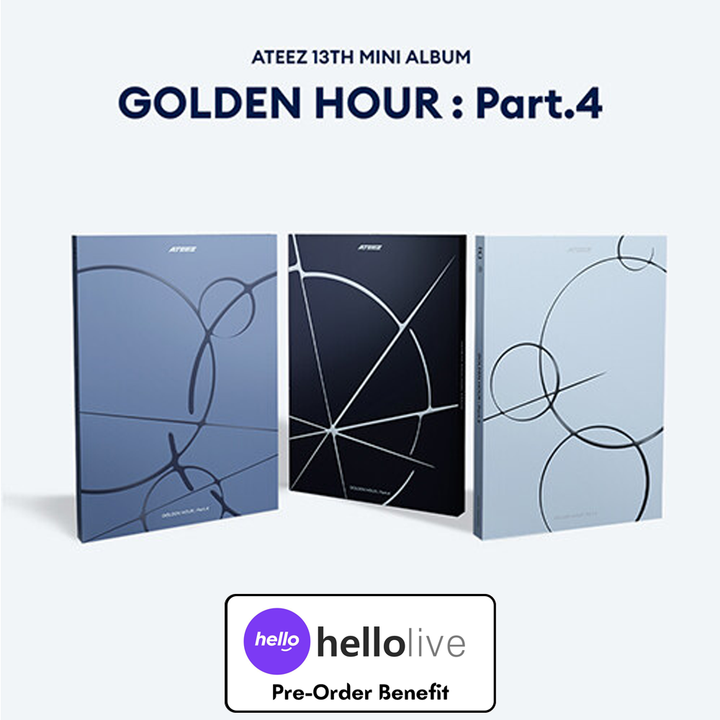 **[Pre-Order]  ATEEZ-GOLDEN HOUR : Part.4 Standard [A+Diary+Z Ver.] (Random/SET)