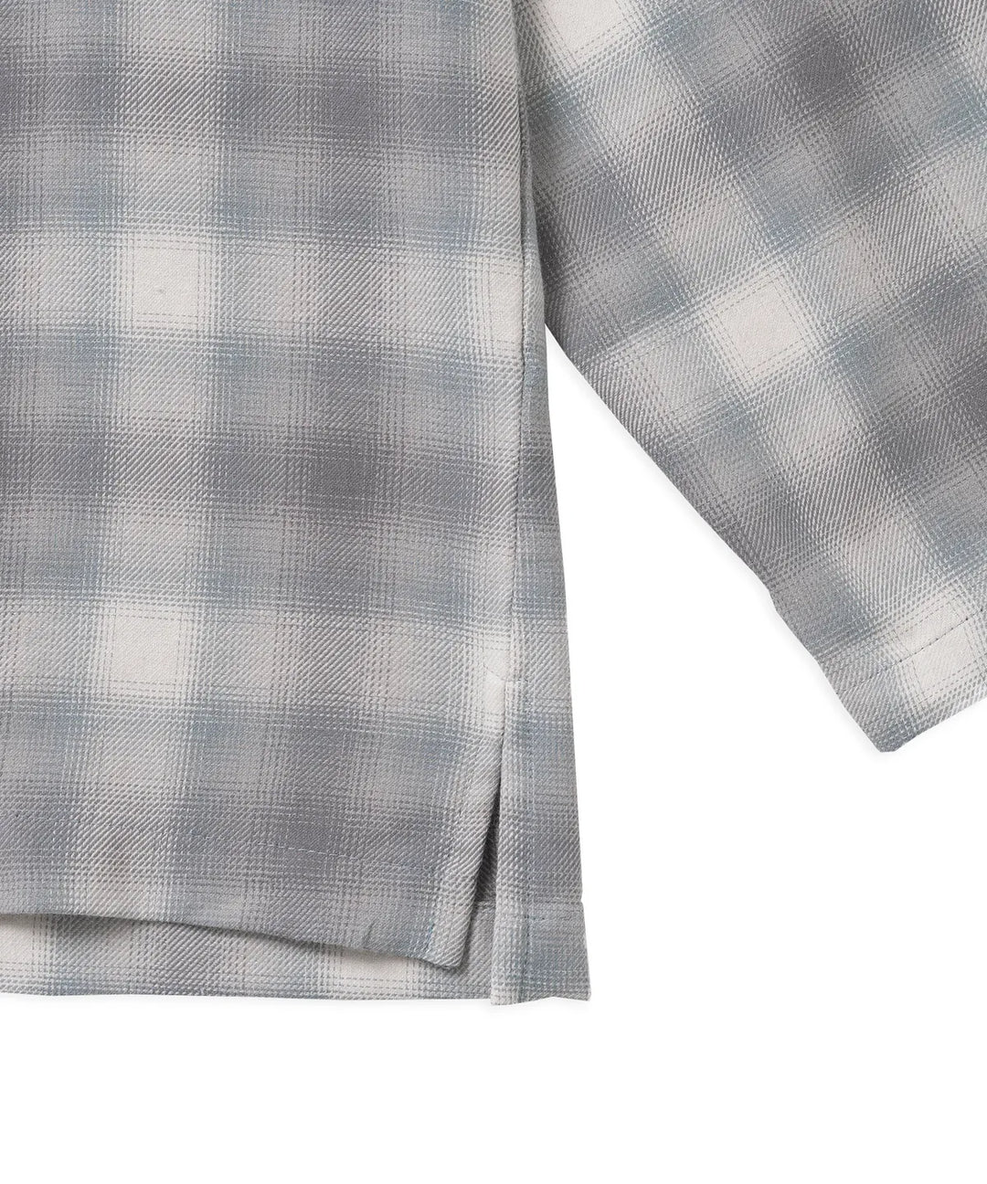 **QWER -Magenta Ombre checkered flare shirt [Green]