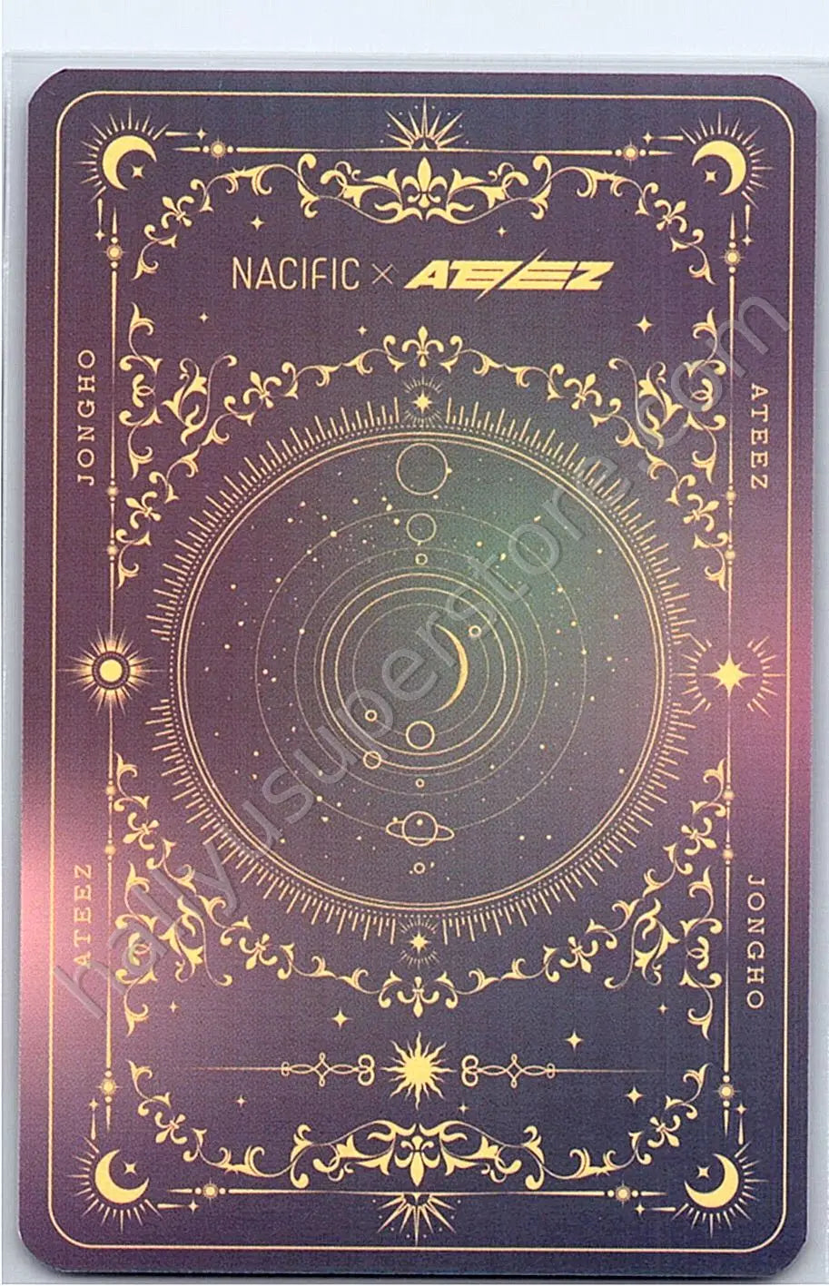 ATEEZ - Jongho - NACIFIC × ATEEZ autographed brand collaboration nacific round 5