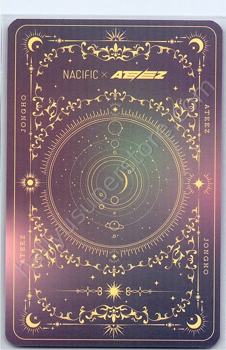 ATEEZ - Jongho - NACIFIC × ATEEZ autographed brand collaboration nacific round 5