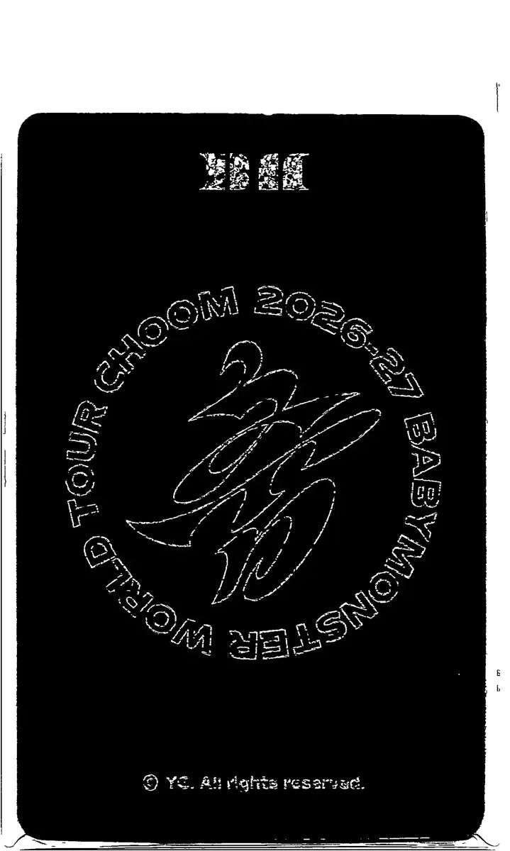 BABYMONSTER -"2026-27 BABYMONSTER WORLD TOUR" [CHOOM] Pop-Up Store Random Trading Photocard (2) [26.06.22]