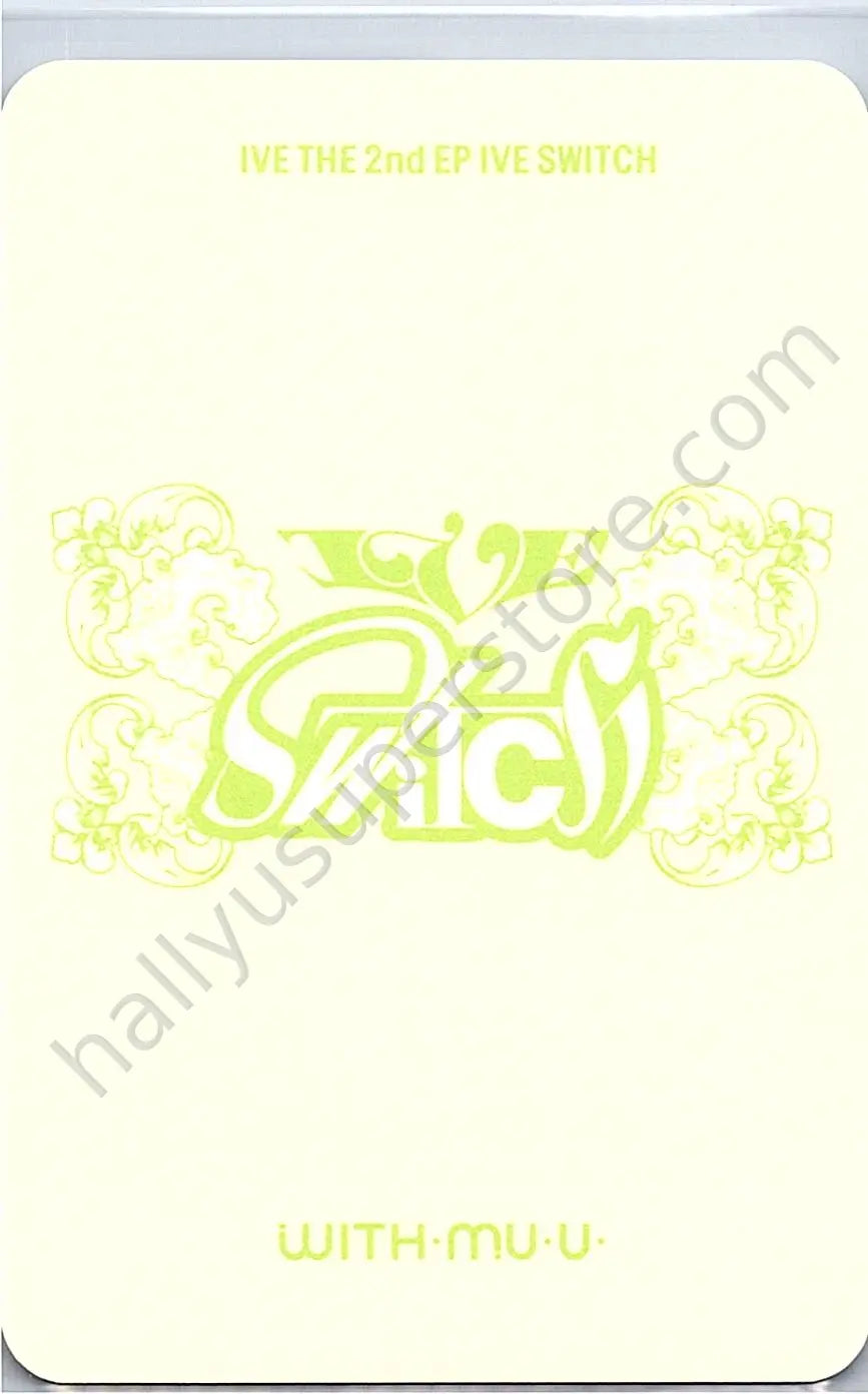 IVE - Leeseo - IVE SWITCH B version lucky draw (LD) round 3 withmuu