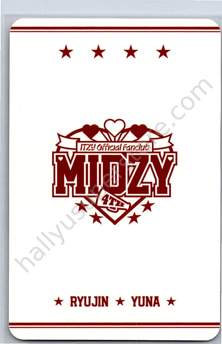ITZY - Unit - ITZY Official Fanclub MIDZY 4th Generation fanclub photocard set