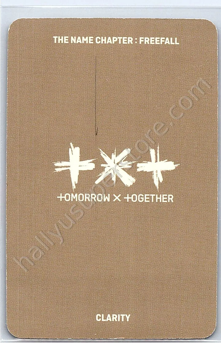 TOMORROW X TOGETHER - Soobin - The Name Chapter: Freefall album photocard clarity version