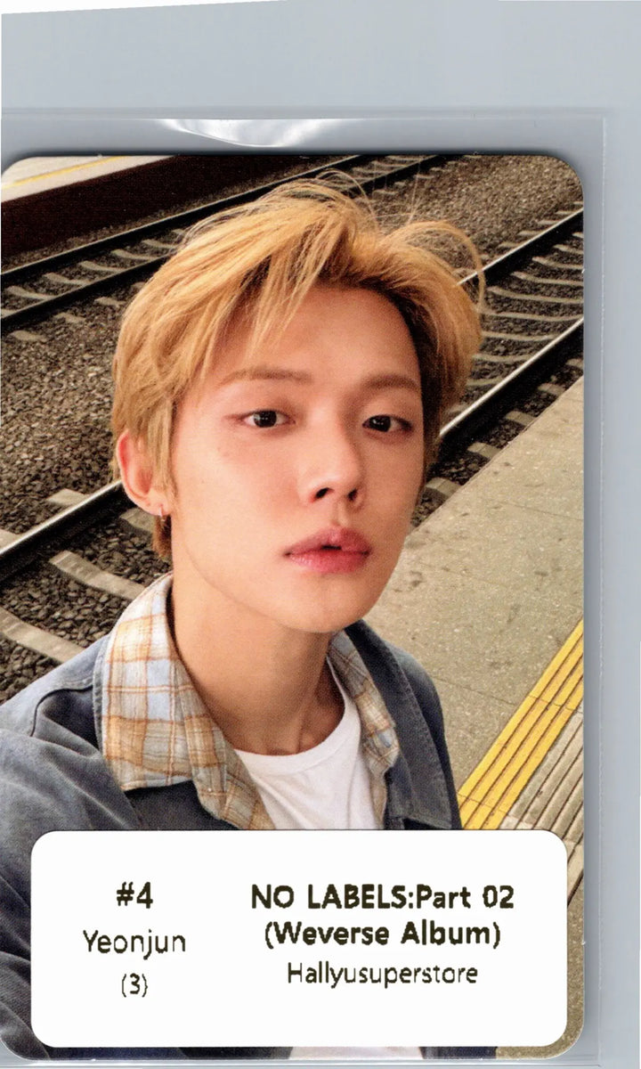 YEONJUN (of TXT) "NO LABELS: PART 02" - Official Photocard (Weverse album Ver.) [26.07.13]