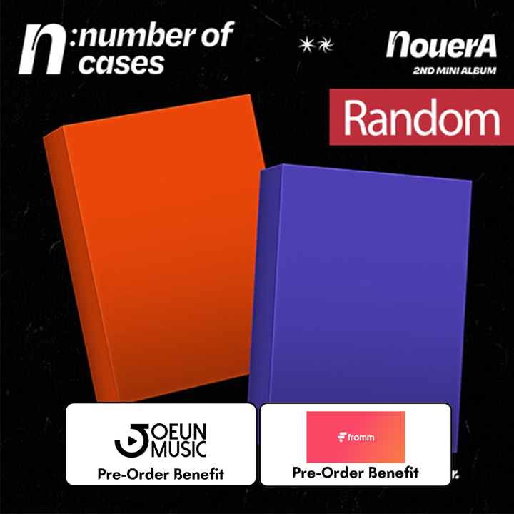 ** [Pre-Order] NOUERA- 2nd Mini album "n: number of cases" (Sun / Moon Ver.)+ Pre-Order Benefit