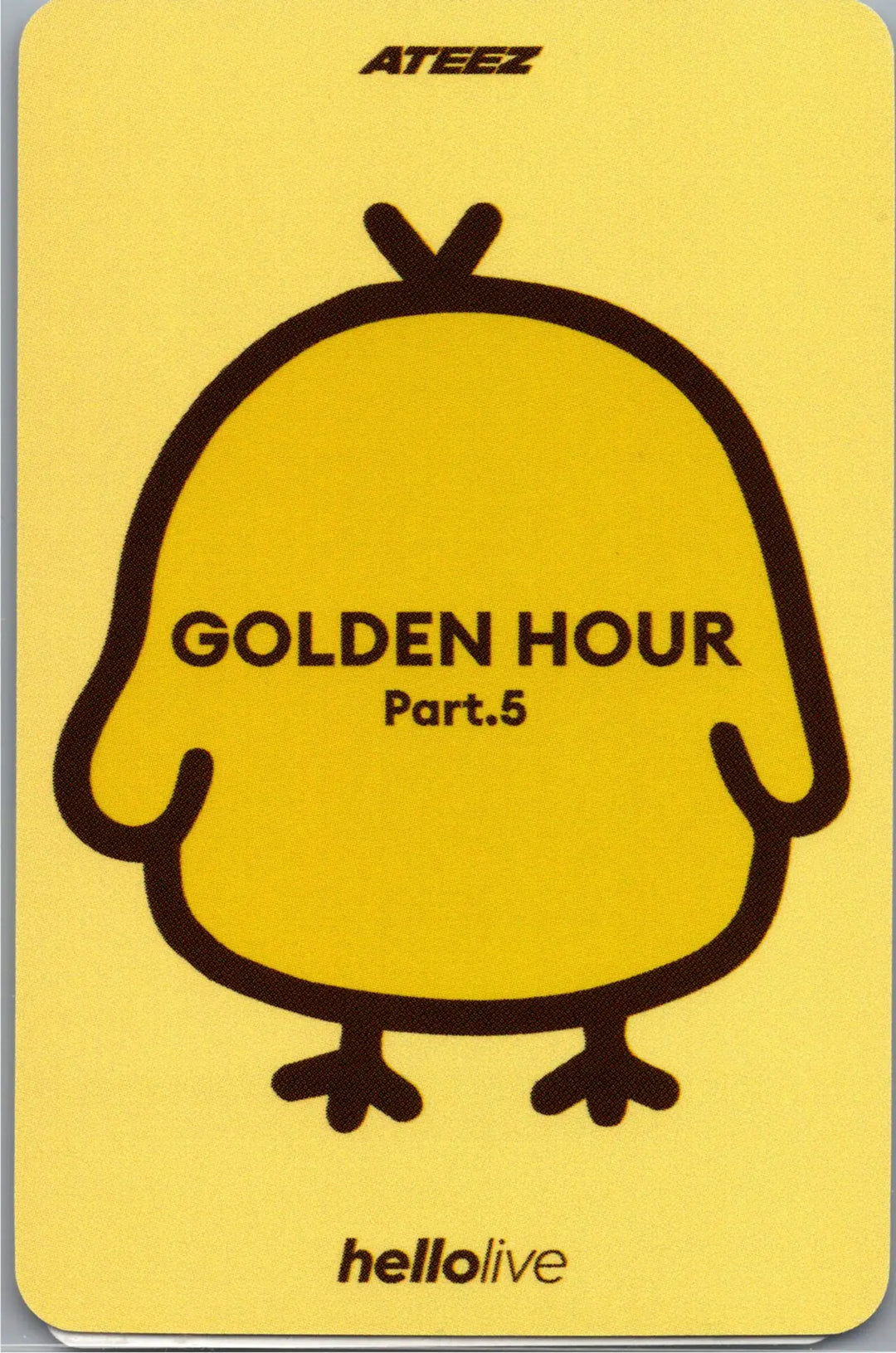 ATEEZ "GOLDEN HOUR : Part.5" - Hellolive Fansign Event Photocard (DIGIPACK Ver.) [26.07.22]