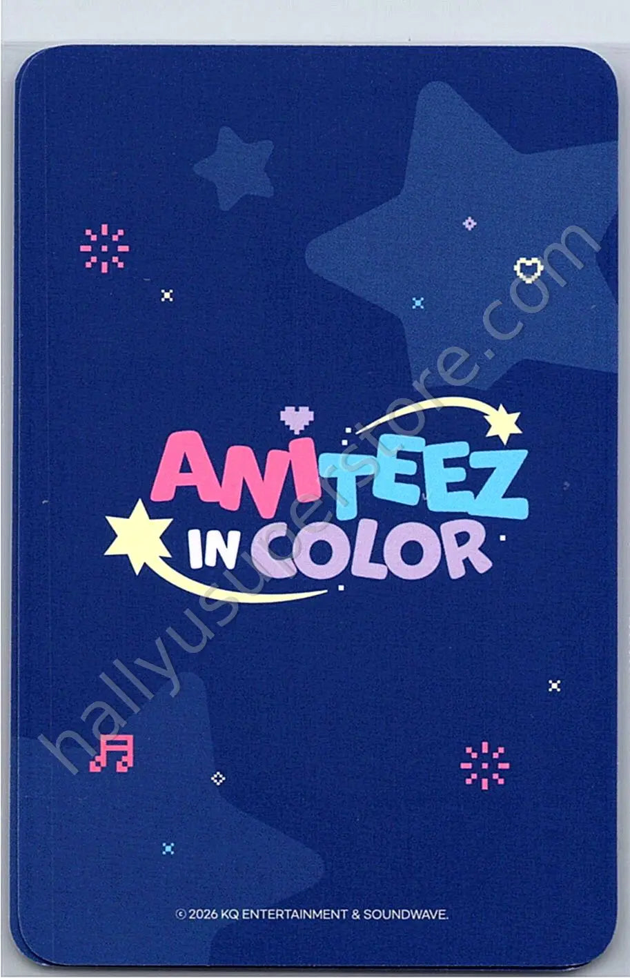 ATEEZ - Yunho - ANITEEZ IN COLOR trading card version 1