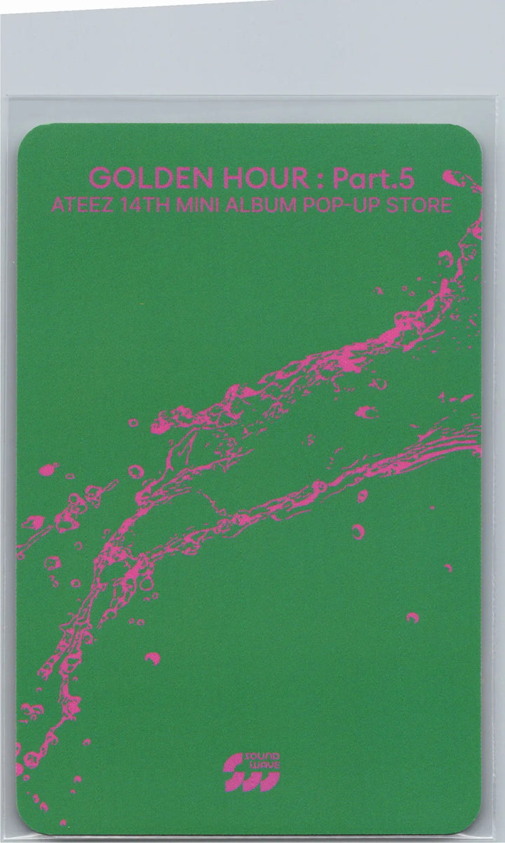 ATEEZ "GOLDEN HOUR : Part.5" - POP-UP STORE Official MD Event Photocard [26.06.26][Restocked 06/29]