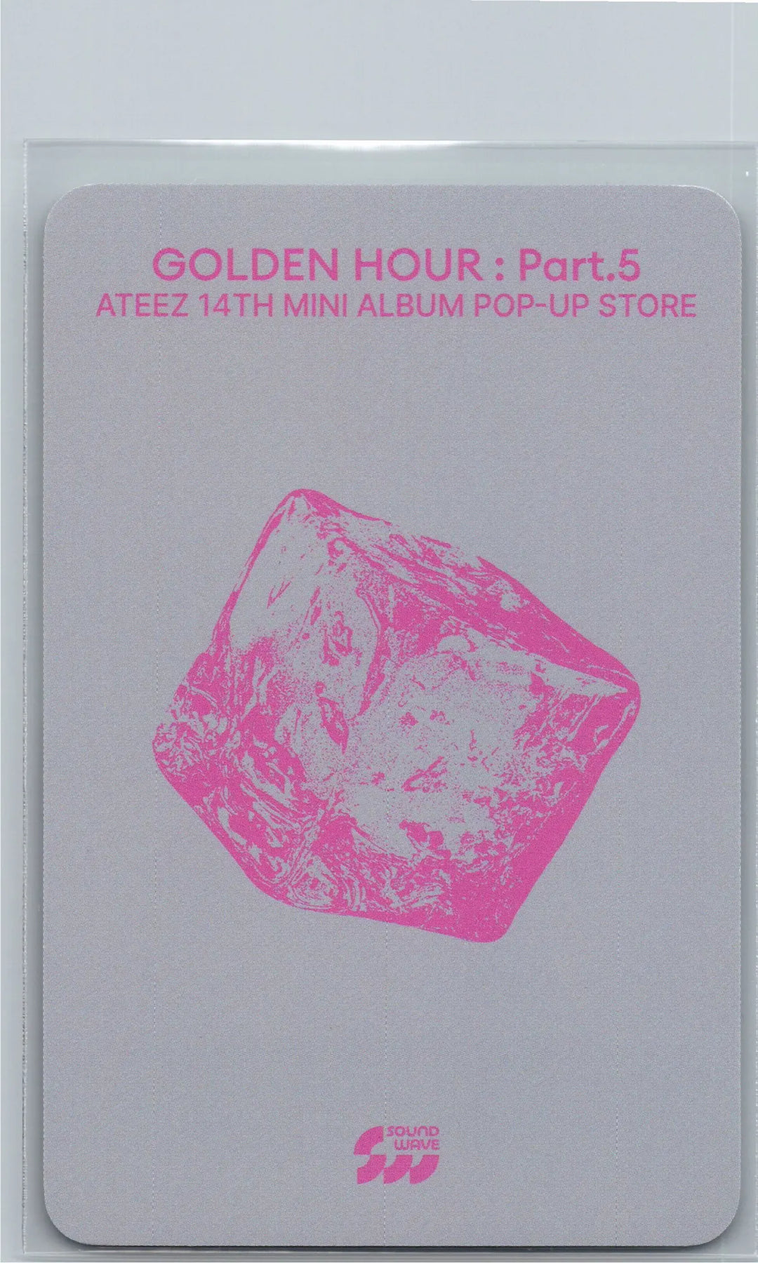 ATEEZ "GOLDEN HOUR : Part.5" - Soundwave POP-UP Lucky Draw Event Photocard, Card Sticker [26.06.26]